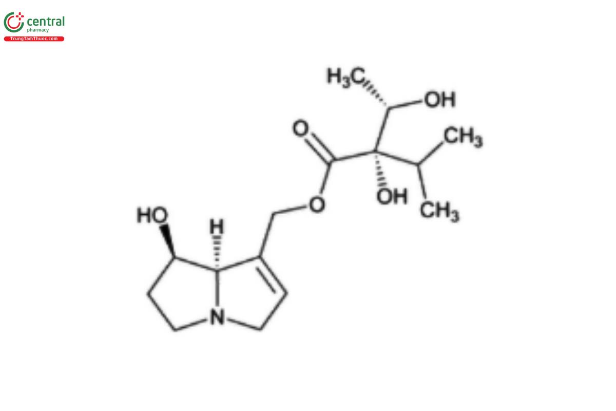 Figure 2. Chemical structure of lycopsamine, an ester of monocarboxylic acid.