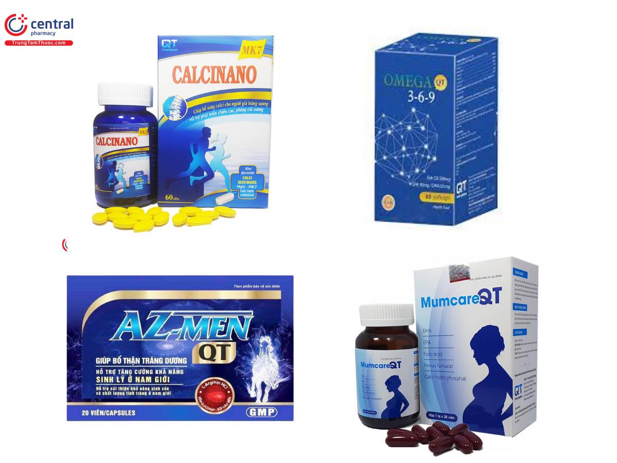 Một số sản phẩm của thương hiệu QT Pharma