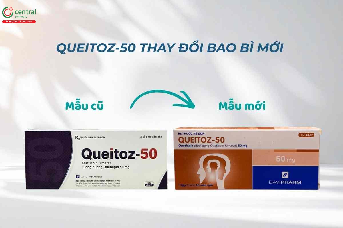 Queitoz-50 thay đổi bao bì mới 