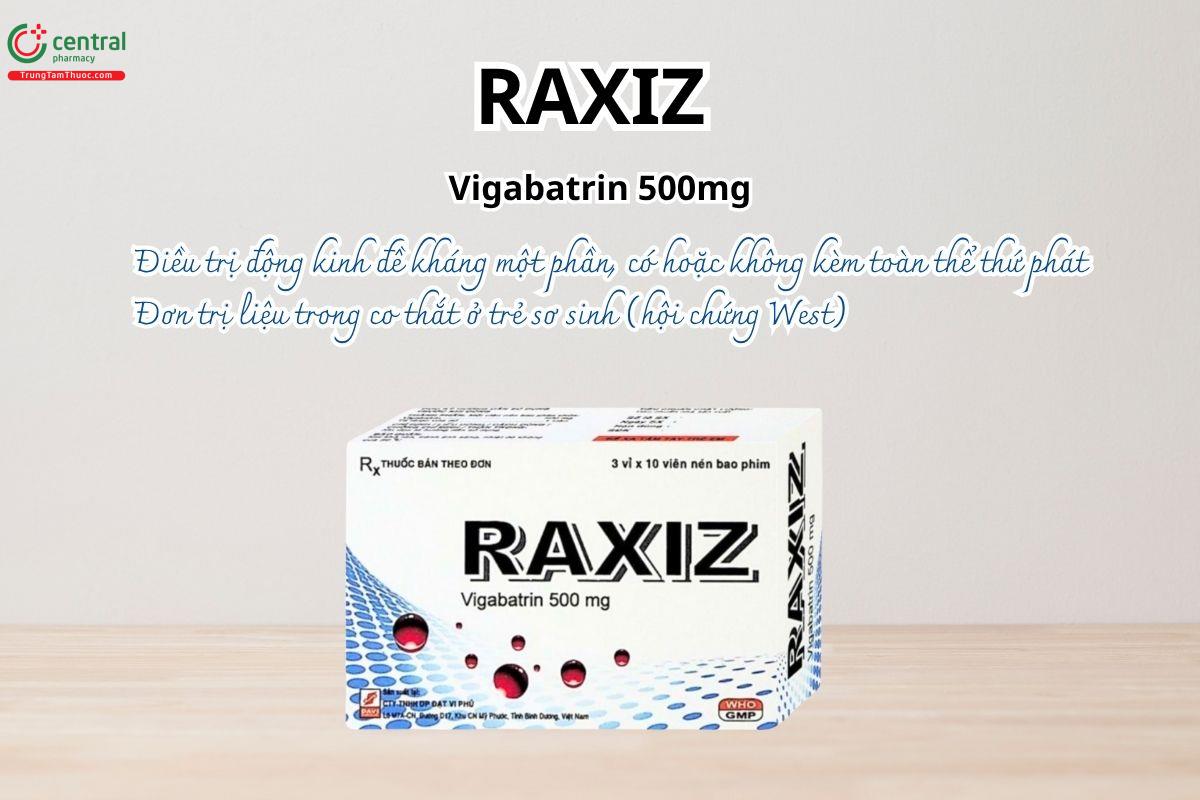 Chỉ định của thuốc Raxiz 500mg
