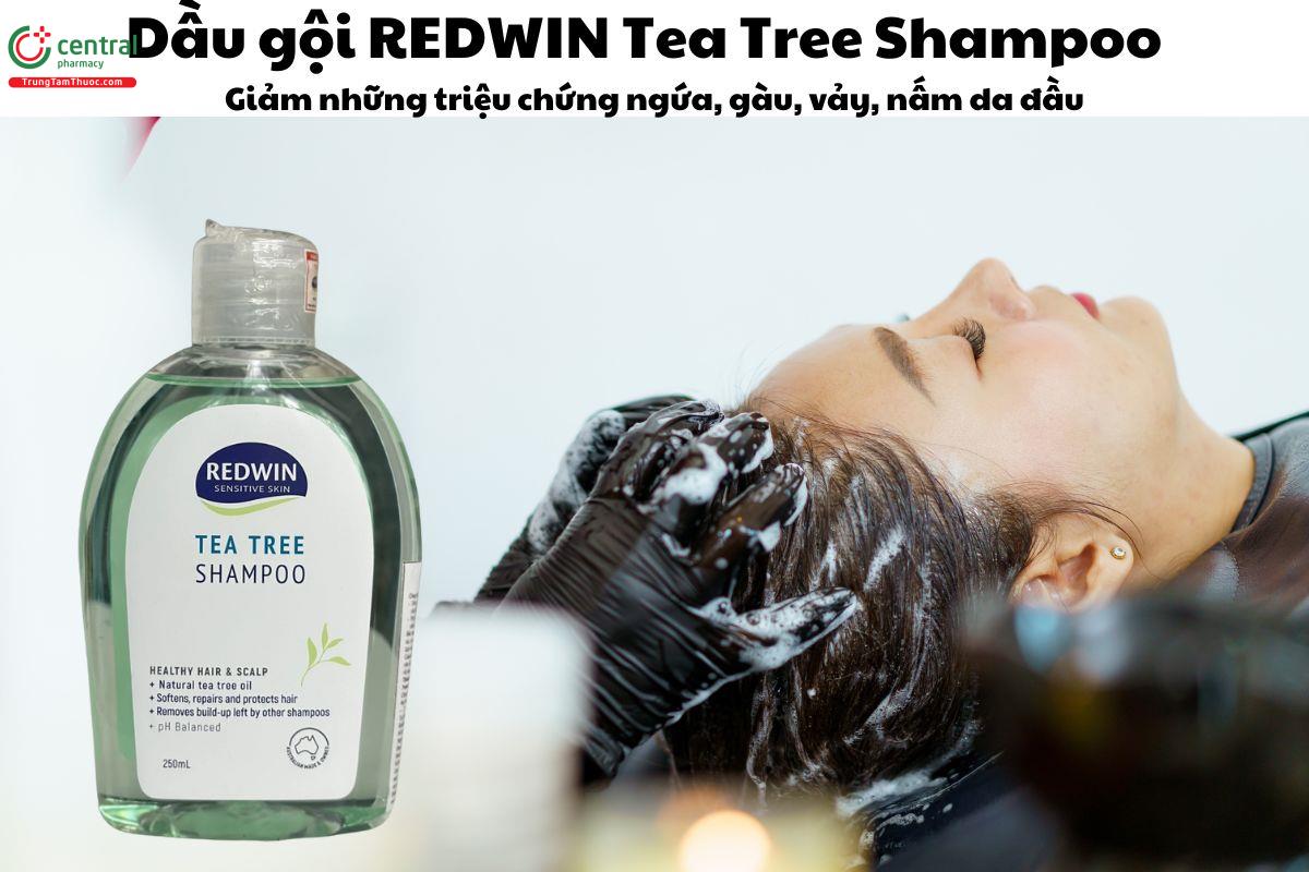 Dầu gội Redwin Tea Tree Shampoo -  Giúp giảm ngứa, gàu, vảy và nấm da đầu