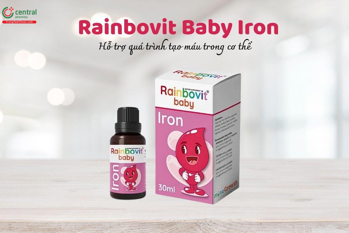 Rainbovit Baby Iron - Hỗ trợ quá trình tạo máu trong cơ thể