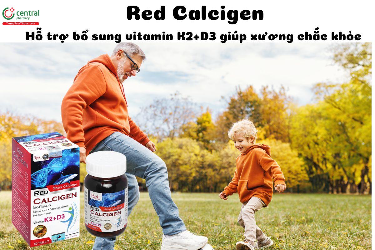 Red Calcigen - Giúp phát triển và duy trì hệ xương, răng chắc khỏe