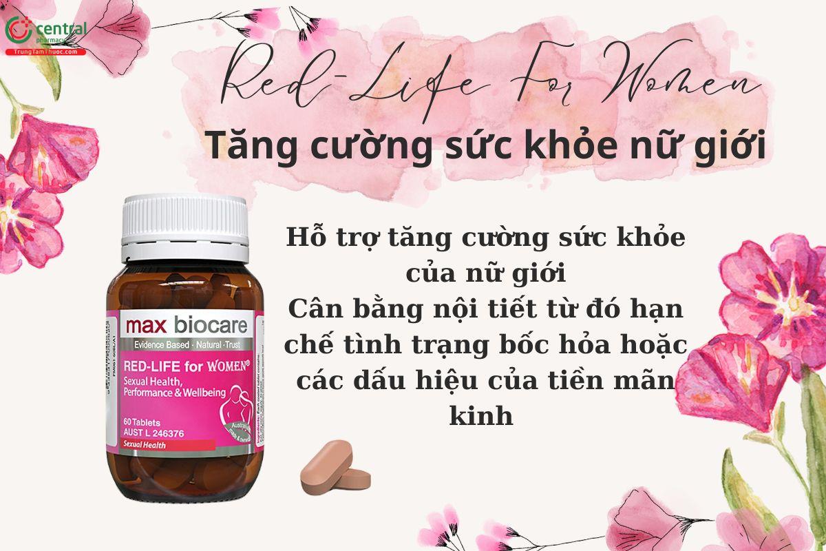 Tác dụng của Red-Life For Women