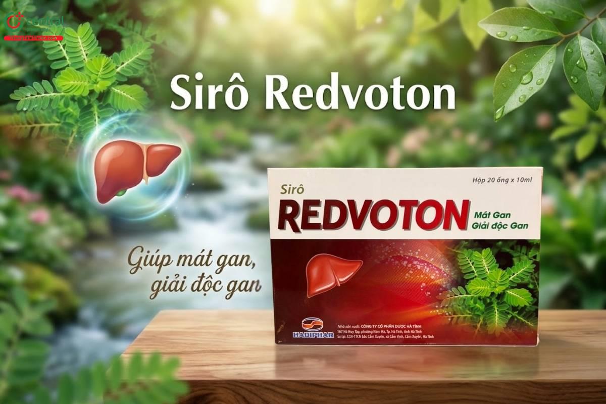 Sirô Redvoton giúp thanh nhiệt độc, tăng cường chức năng gan