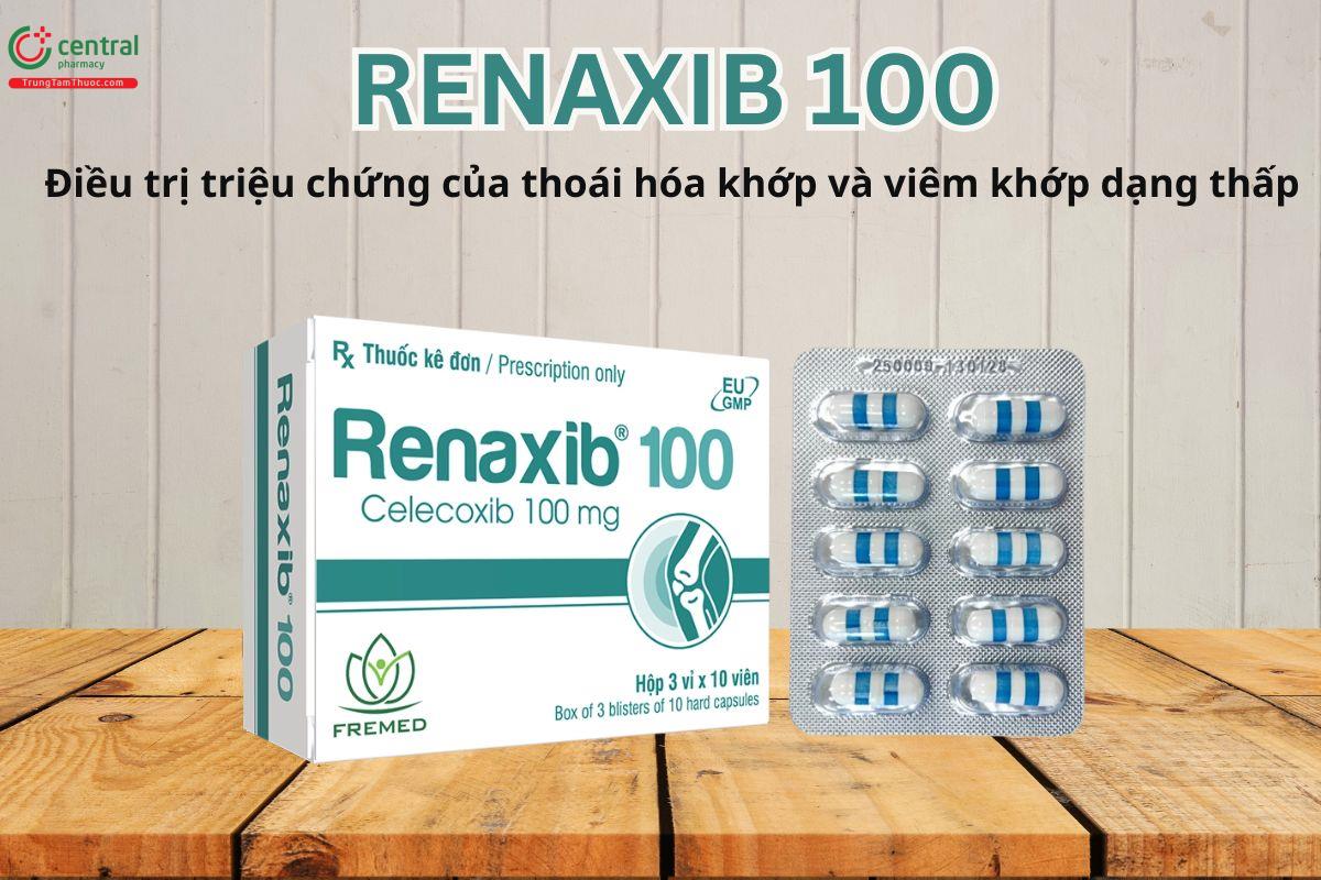 Renaxib 100mg điều trị triệu chứng của thoái hóa khớp và viêm khớp dạng thấp