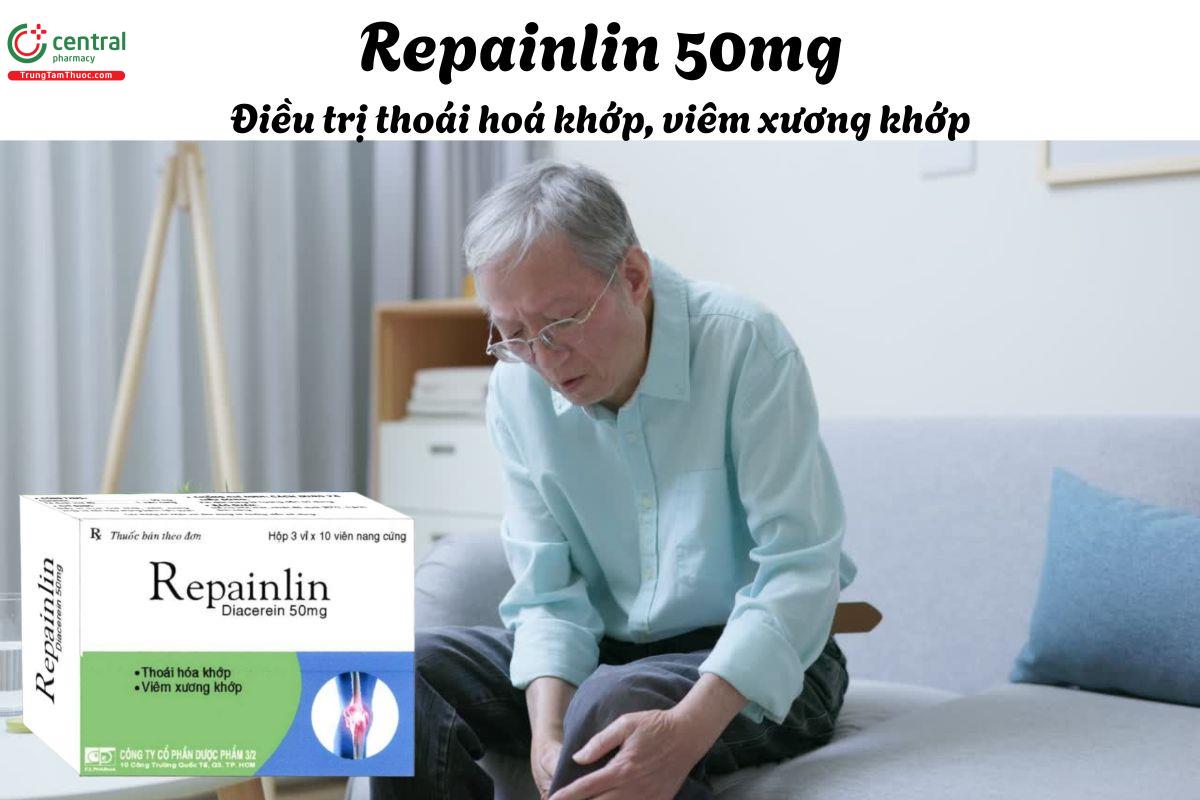 Thuốc Repainlin 50mg - Điều trị thoái hoá khớp, viêm xương khớp