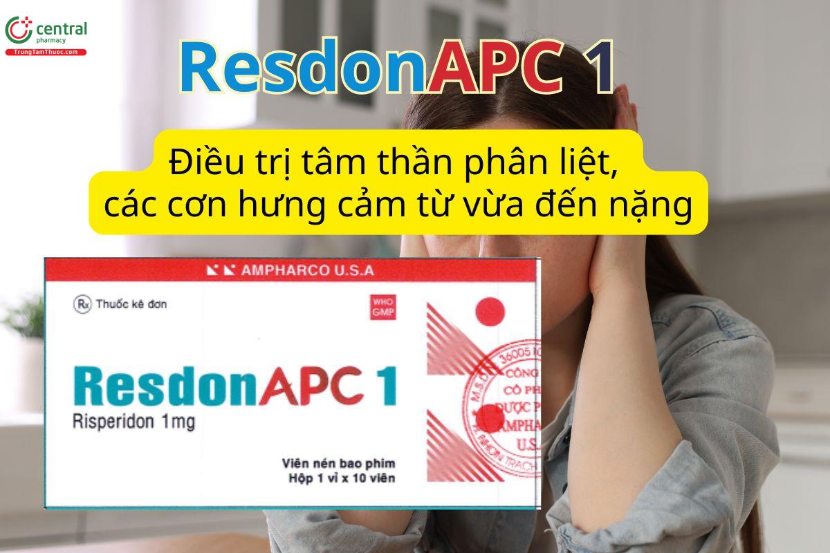 ResdonAPC 1mg điều trị tâm thần phân liệt