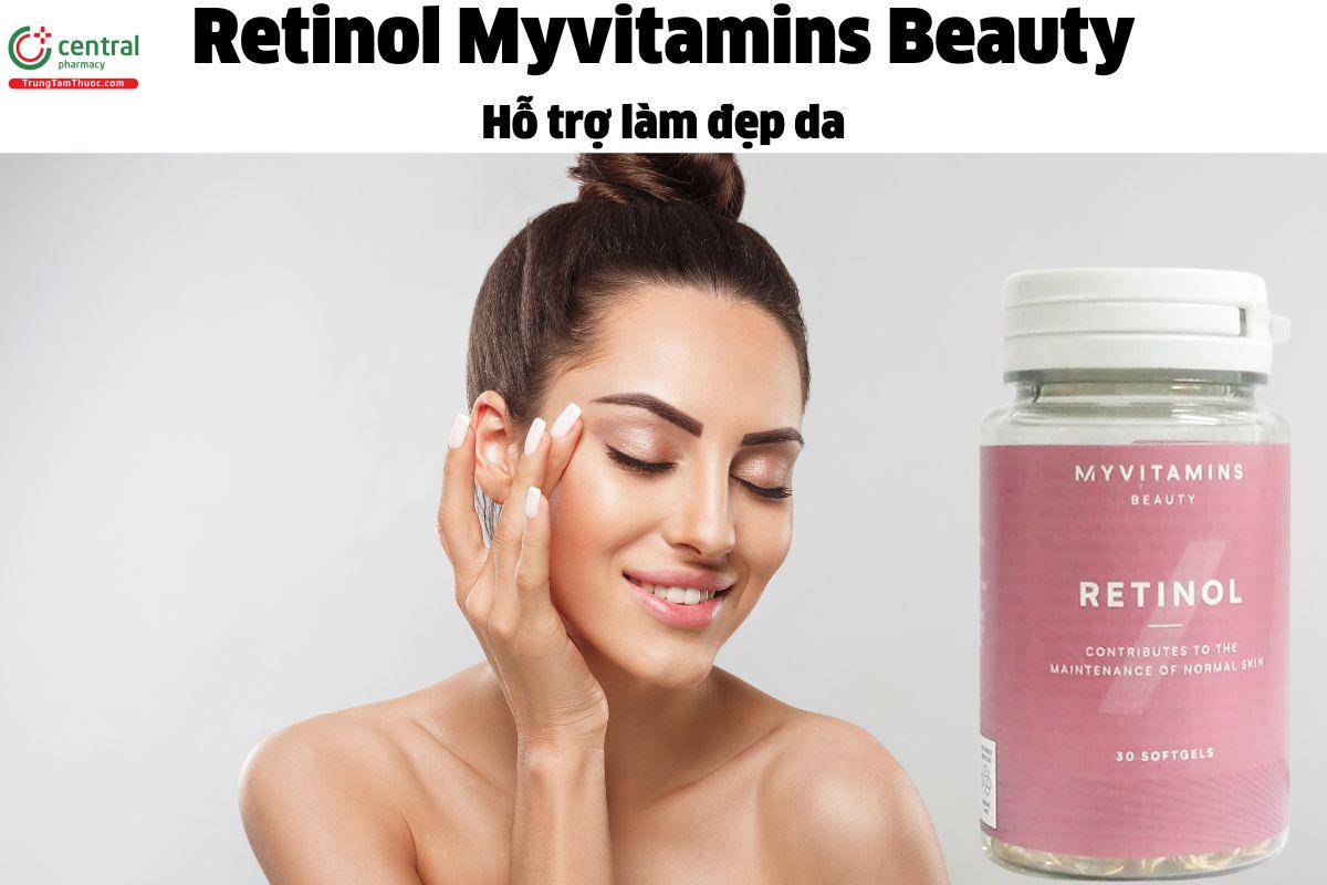 Retinol Myvitamins Beauty (Lọ 30 viên nang) - Giúp làm đẹp da