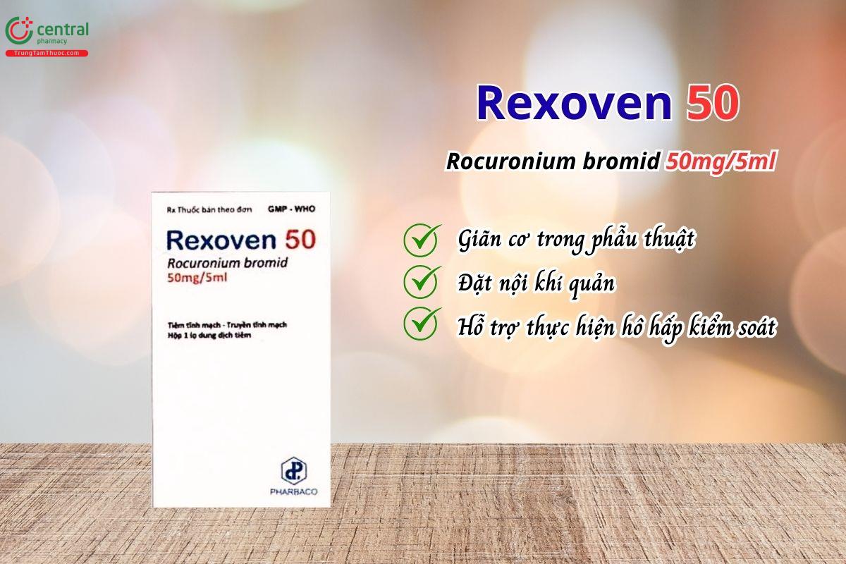 Chỉ định của thuốc Rexoven 50mg