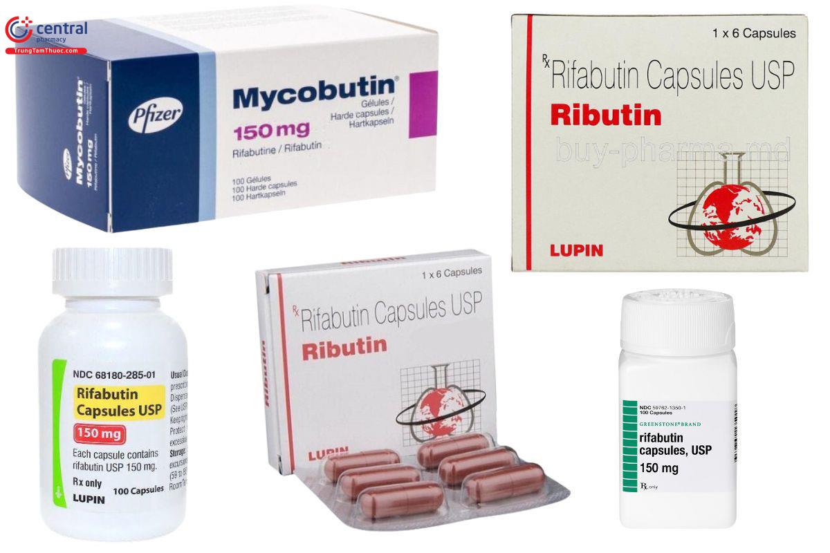 Một số thuốc chứa Rifabutin