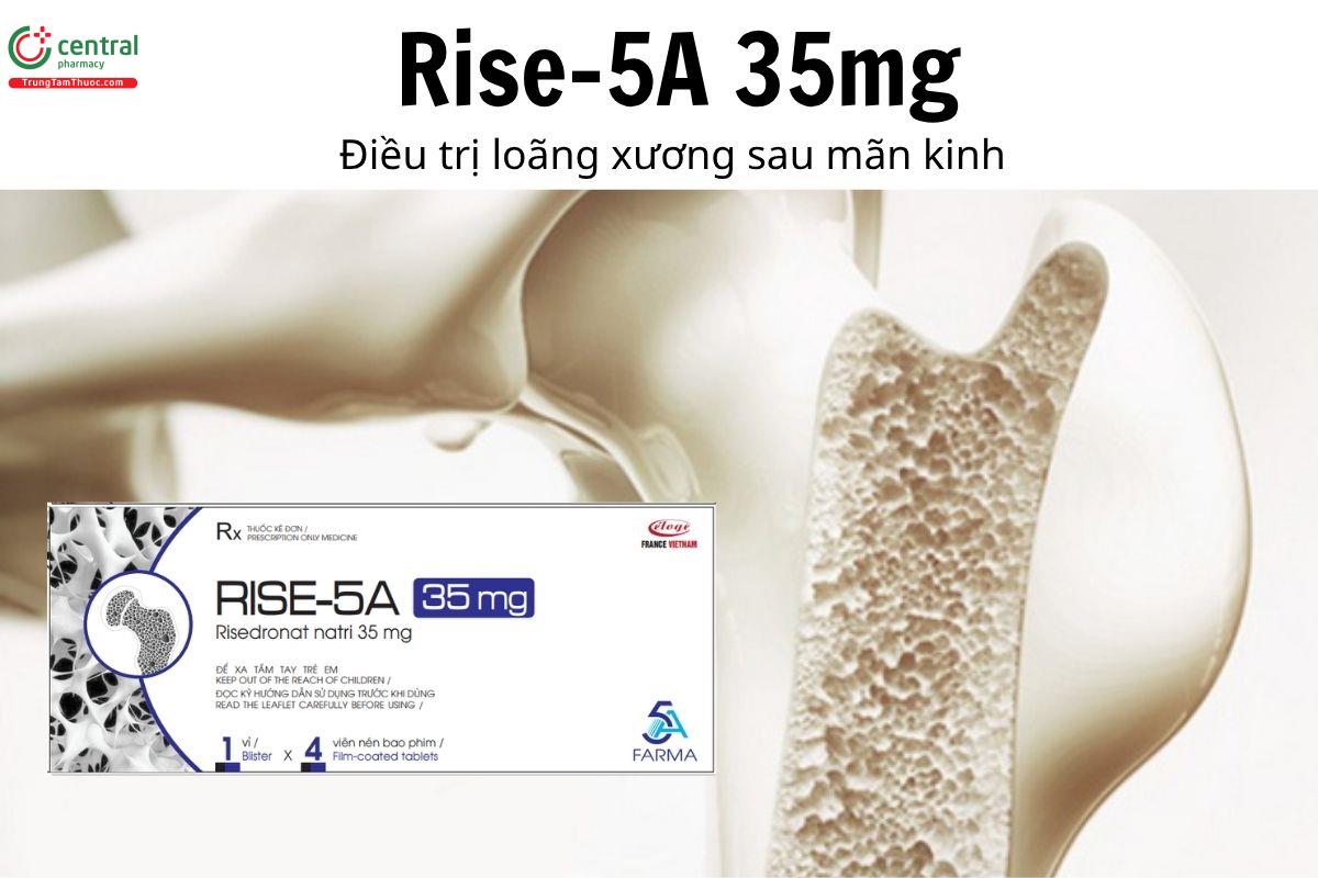 Thuốc Rise-5A 35mg - Điều trị loãng xương sau mãn kinh 