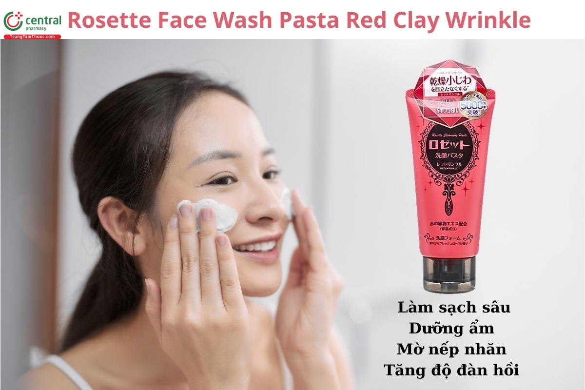 Rosette Face Wash Pasta Red Clay Wrinkle