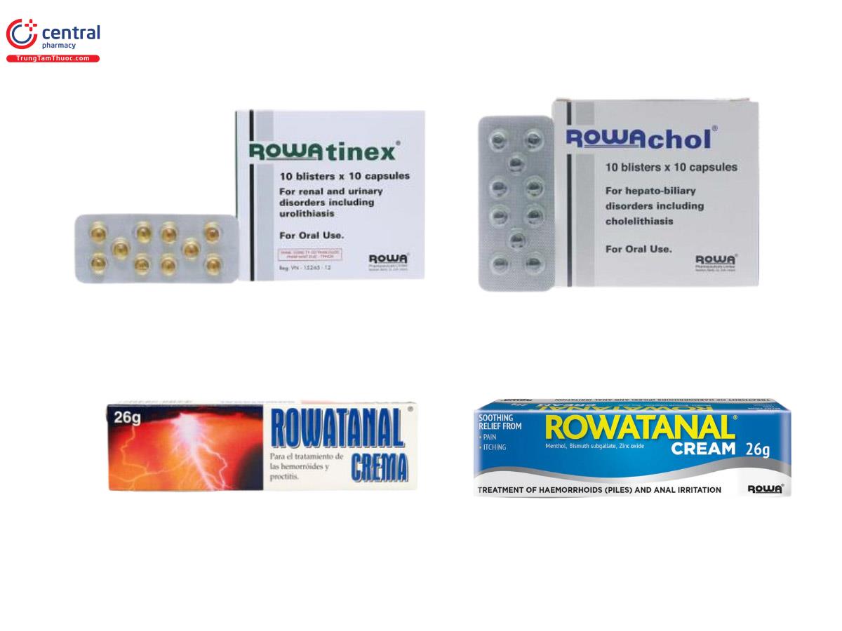 Một số sản phẩm của Rowa
