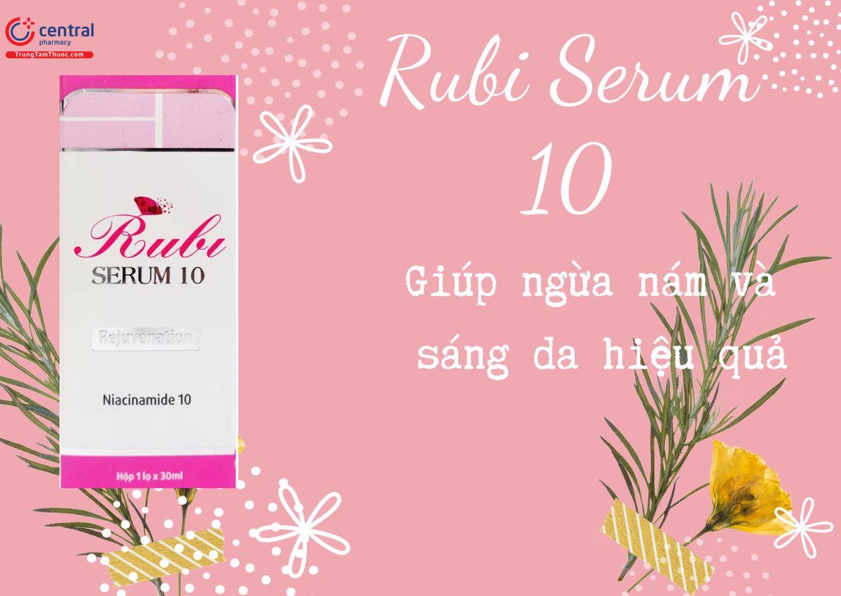 Rubi Serum 10 giúp sáng da và ngừa nám 