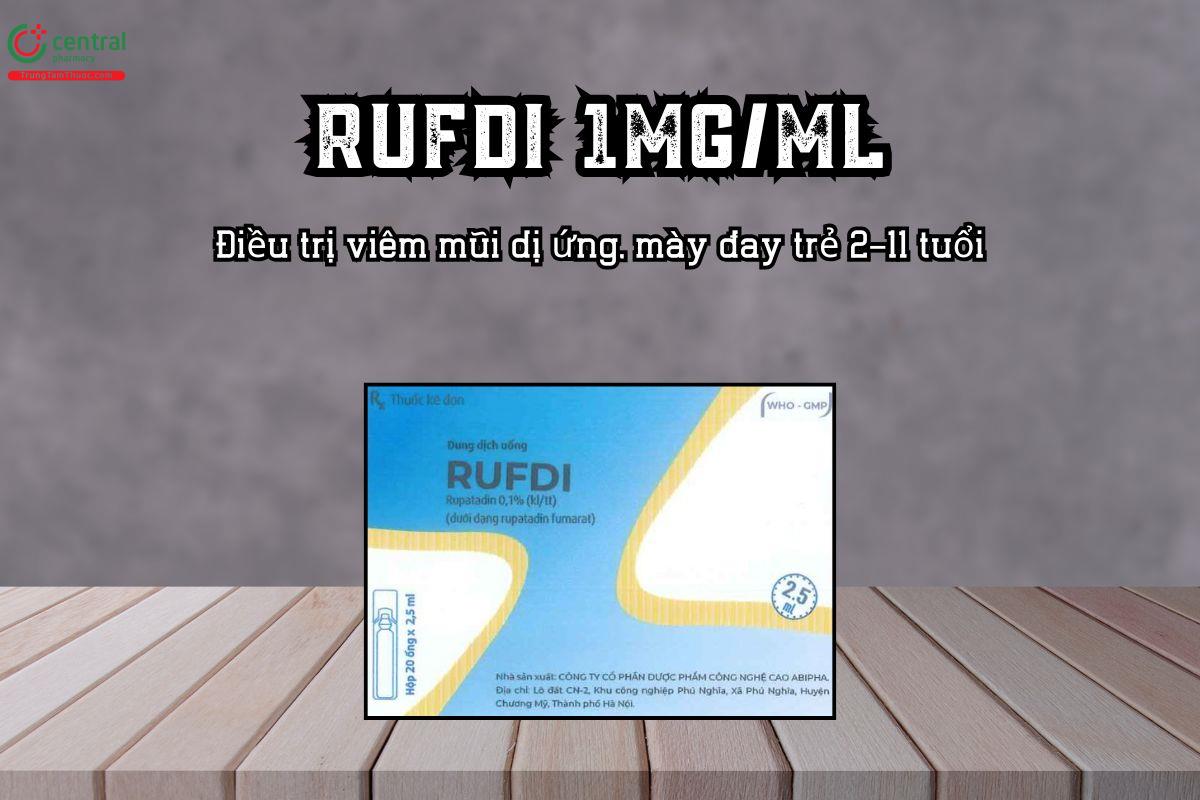 Thuốc Rufdi 1mg/ml – Điều trị viêm mũi dị ứng, mày đay
