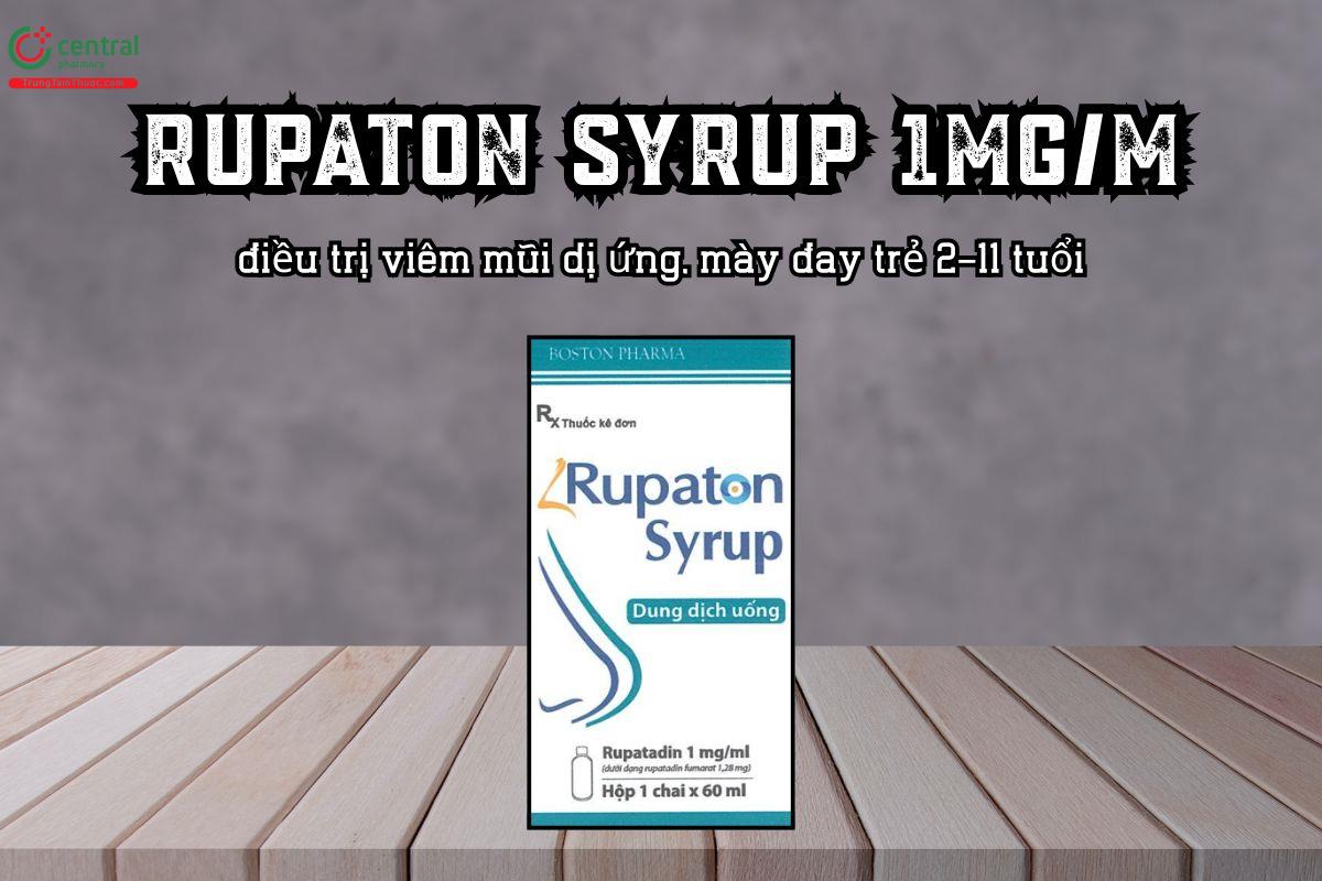 Thuốc Rupaton Syrup 1mg/ml điều trị viêm mũi dị ứng, mày đay