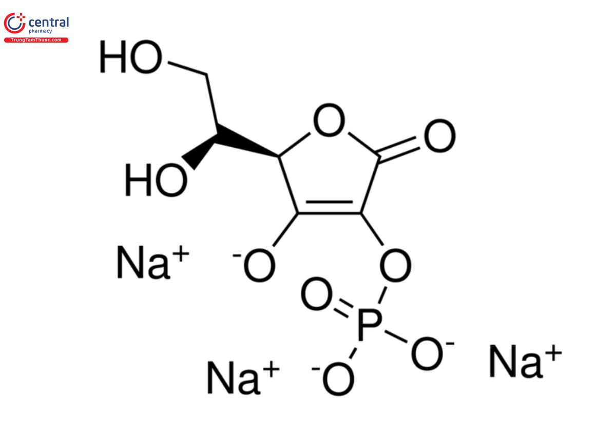 Công thức cấu tạo của Sodium Ascorbyl Phosphate (SAP)