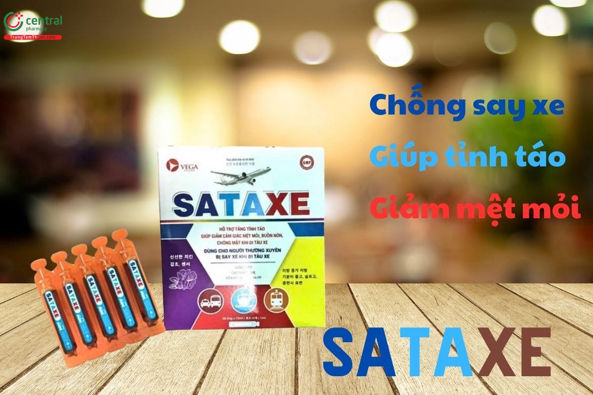 Sataxe Vega giúp chống say xe, duy trì sự tỉnh táo, giảm mệt mỏi