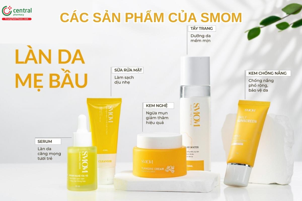 Tất cả sản phẩm SMOM đều được đội ngũ chuyên gia và dược sĩ giàu kinh nghiệm nghiên cứu, phát triển trong môi trường phòng Lab hiện đại