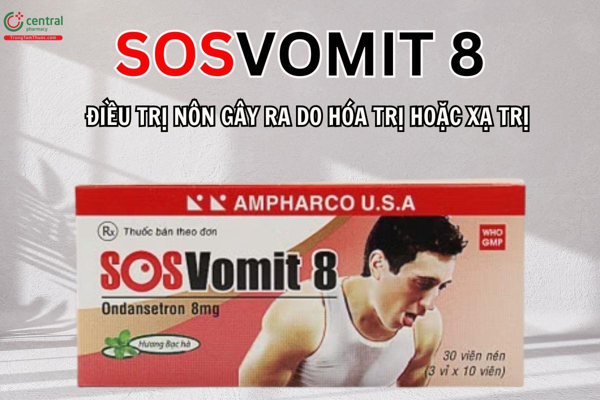 SOSVomit 8 điều trị nôn, buồn nôn gây ra bởi hóa trị, xạ trị