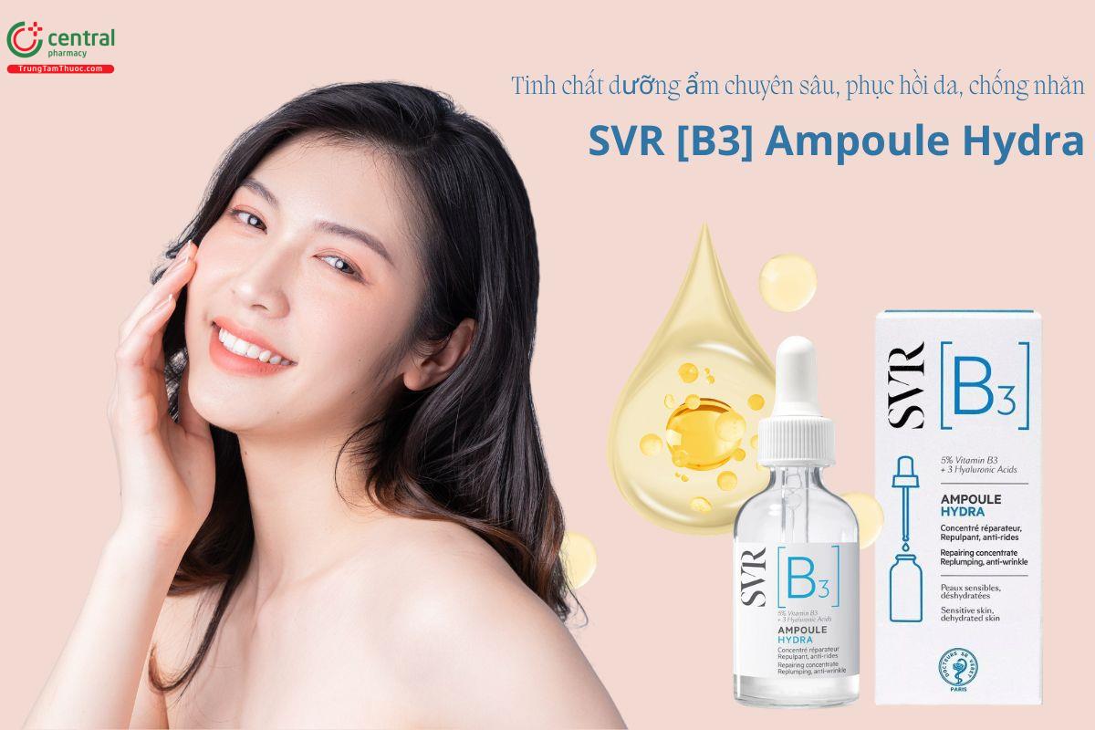 SVR [B3] Ampoule Hydra - Dưỡng ẩm chuyên sâu, phục hồi, chống nhăn