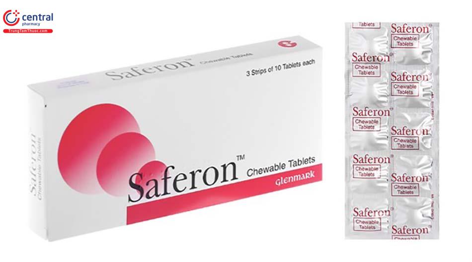 Saferon - Thuốc bổ sung sắt dạng viên nhai
