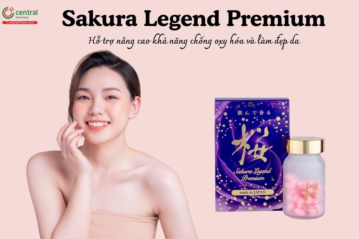 Sakura Legend Premium hỗ trợ nâng cao khả năng chống oxy hóa và làm đẹp da