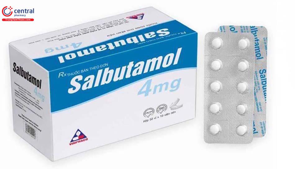 Thuốc chọn lọc trên beta-2 Salbutamol