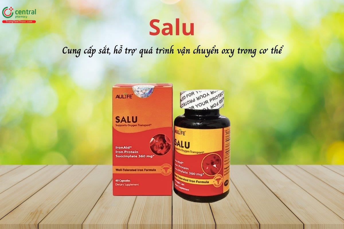 Salu cung cấp sắt, tham gia quá trình vận chuyển oxy trong cơ thể