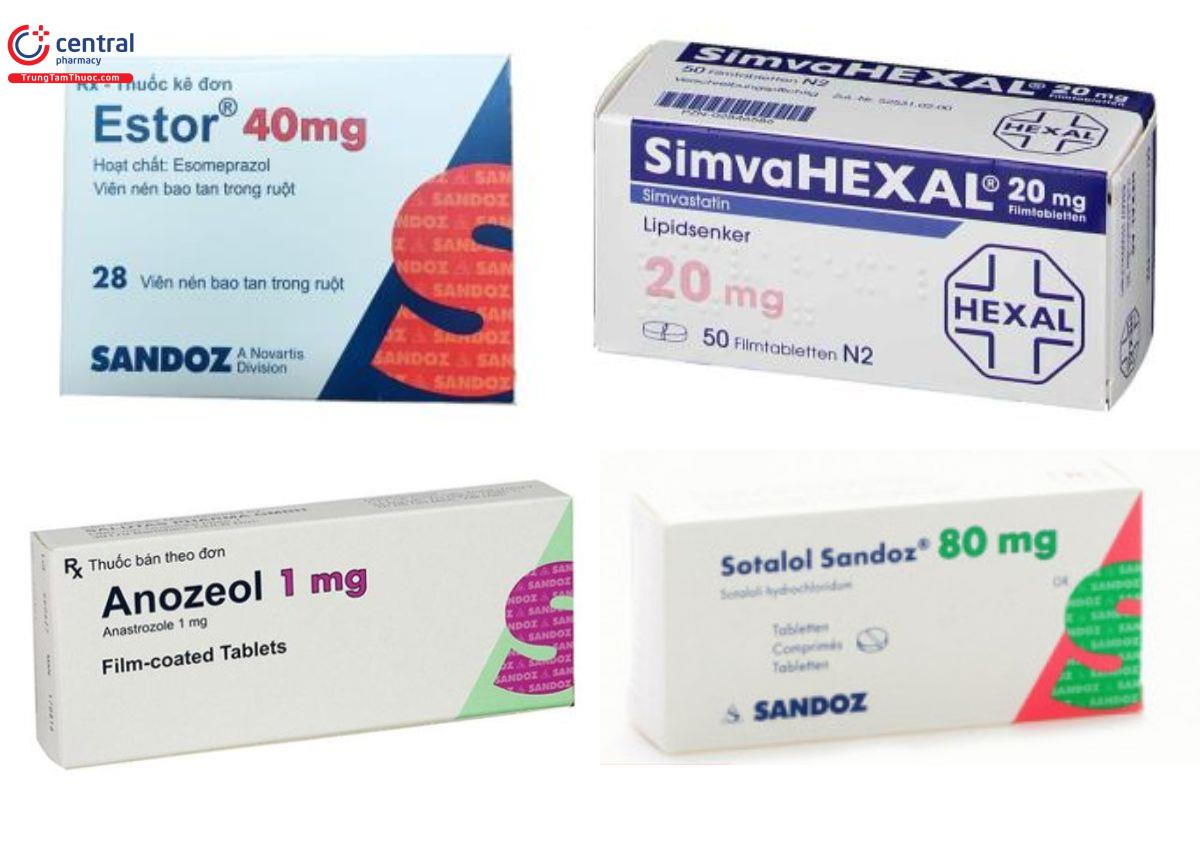 Một số sản phẩm của Salutas Pharma GmbH