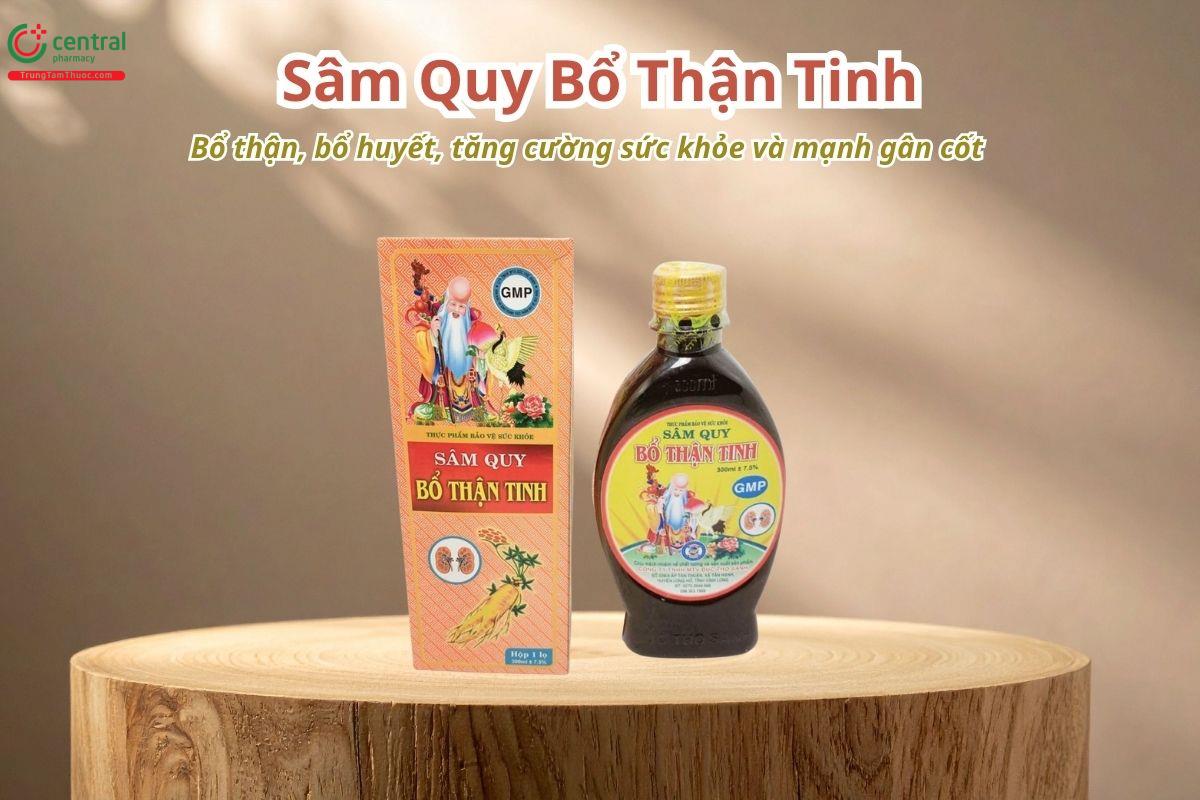 Sâm Quy Bổ Thận Tinh hỗ trợ bổ thận, bổ huyết, tăng cường sức khỏe và mạnh gân cốt
