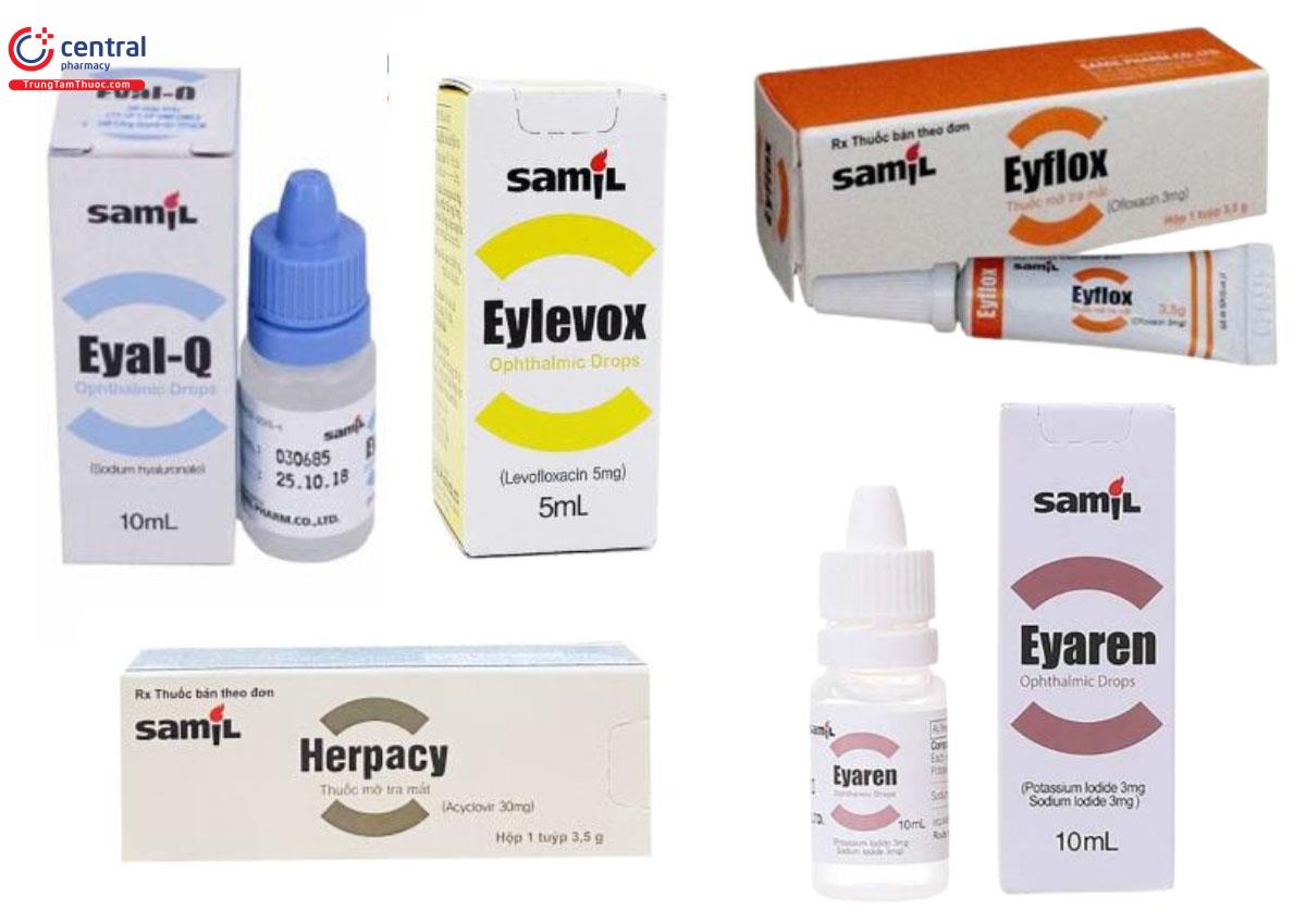 Một số sản phẩm của Samil Pharmaceutical