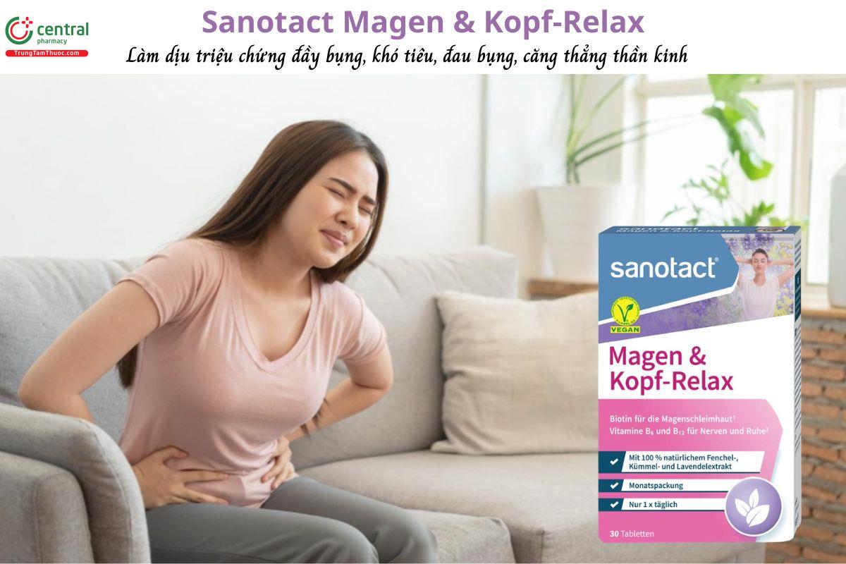 Sanotact Magen & Kopf-Relax - Làm dịu dạ dày, giảm căng thẳng thần kinh