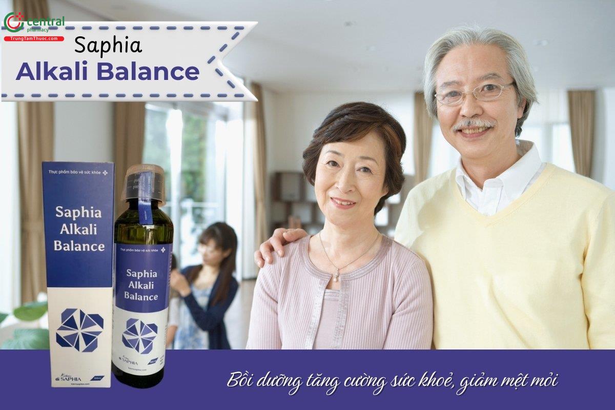 Saphia Alkali Balance bổ sung dưỡng chất và tăng cường miễn dịch