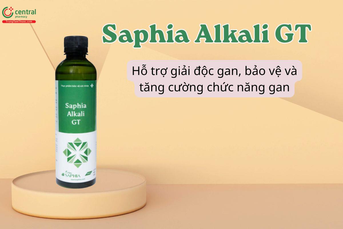 Saphia Alkali GT hỗ trợ cải thiện chức năng gan thận