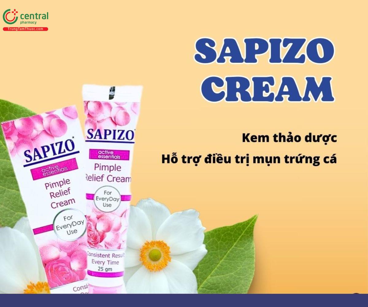 Kem trị mụn Sapizo 25g có tác dụng gì?