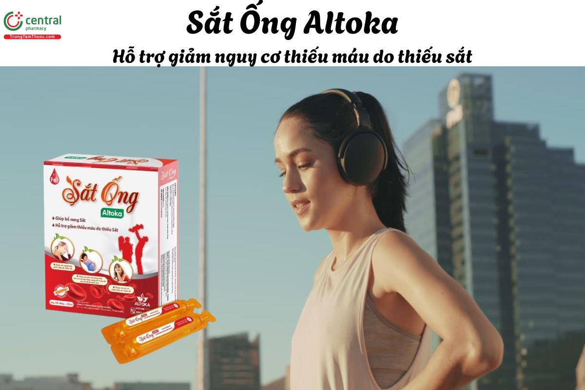 Sắt Ống Altoka - Giúp phòng ngừa nguy cơ thiếu máu do thiếu sắt