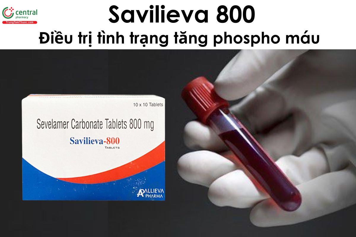 Thuốc Savilieva-800 - điều trị tình trạng tăng phospho máu 