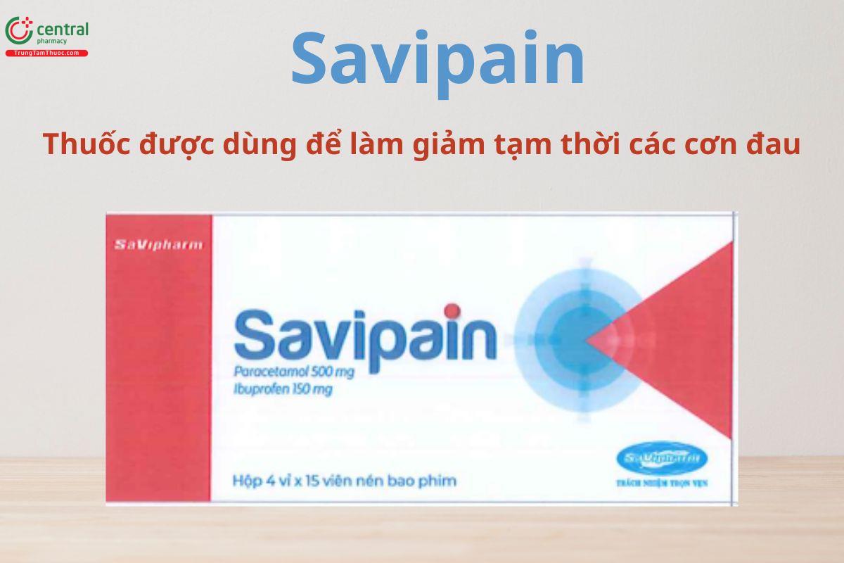 Savipain giúp làm dịu tạm thời các cơn đau