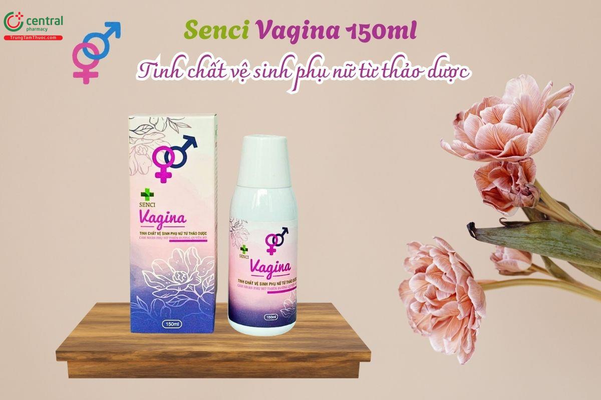 Tinh chất vệ sinh phụ nữ từ thảo dược Senci Vagina 150ml giúp làm sạch, khử mùi, ngăn ngừa viêm nhiễm, nấm ngứa