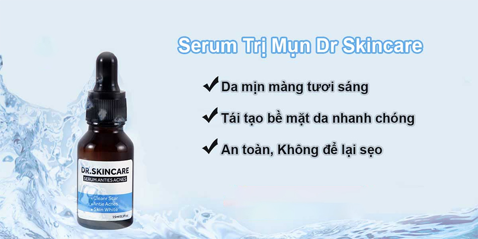 Tác dụng của Serum Dr Skincare trị mụn