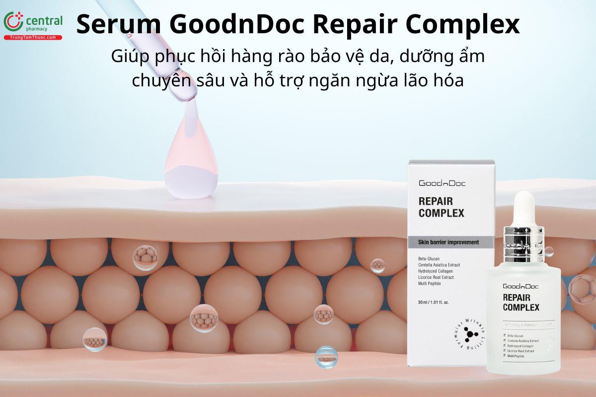 Serum GoodnDoc Repair Complex hỗ trợ dưỡng ẩm chuyên sâu và phục hồi da