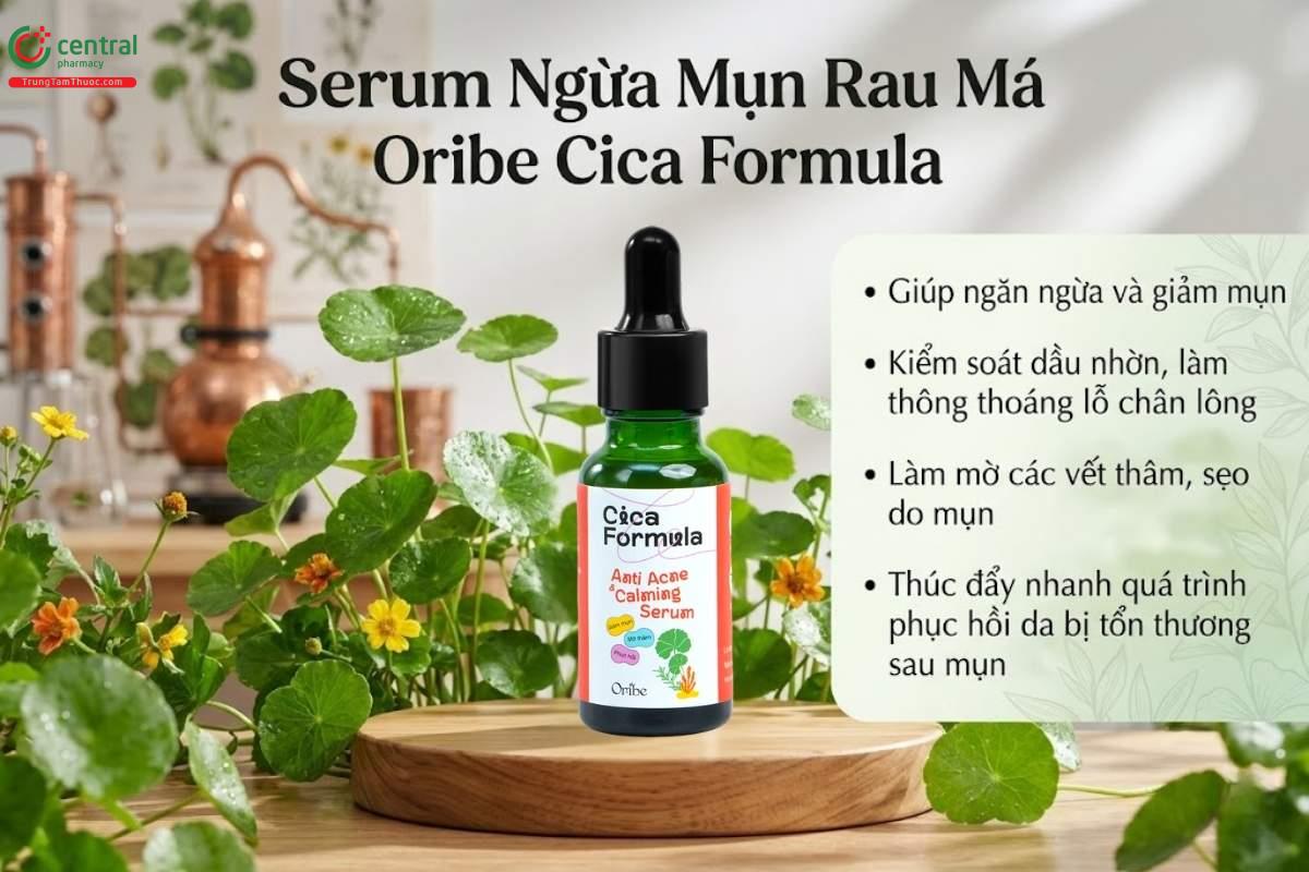 Oribe Cica Formula Anti Acne & Calming Serum ngừa mụn, giảm thâm sẹo