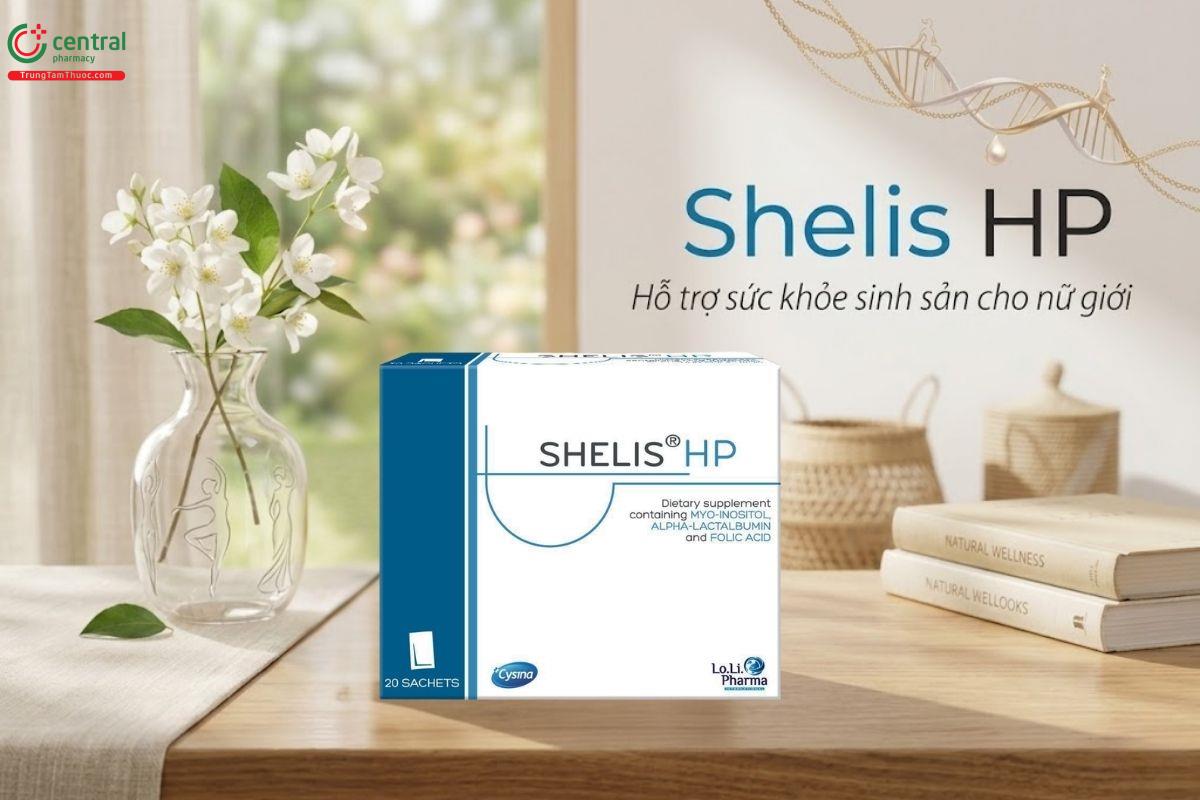 Shelis HP cung cấp dưỡng chất cho sức khỏe sinh sản nữ