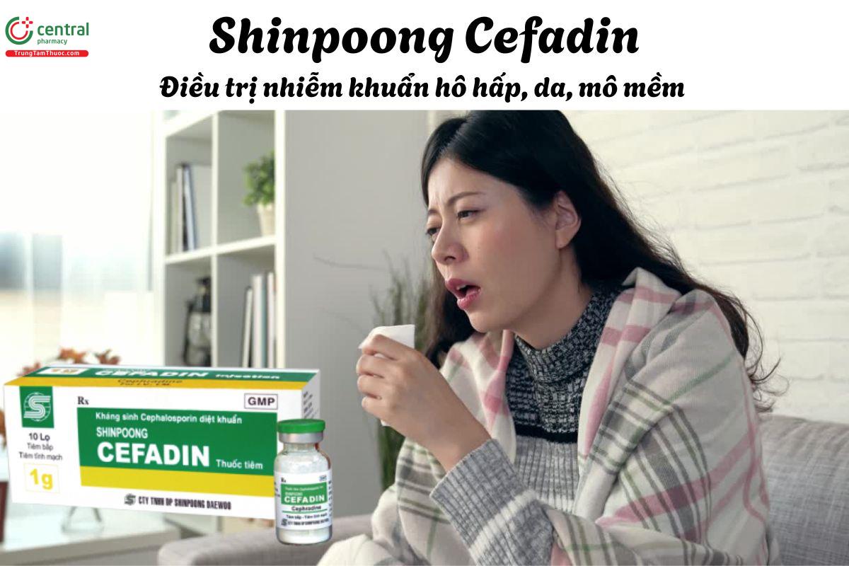 Thuốc Shinpoong Cefadin 1g - Điều trị nhiễm khuẩn trên da, tiết niệu