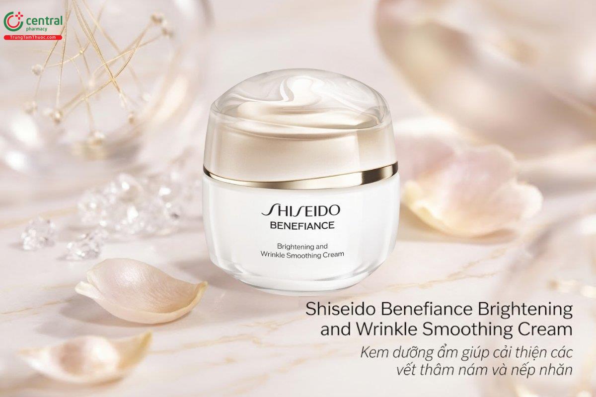 Shiseido Benefiance Brightening and Wrinkle Smoothing Cream giảm lão hoá