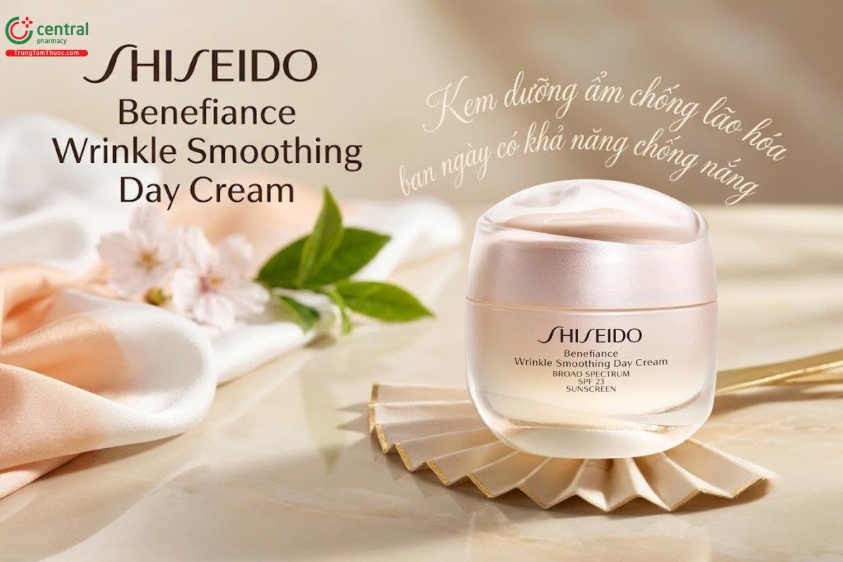 Shiseido Benefiance Wrinkle Smoothing Day Cream chăm sóc và bảo vệ da