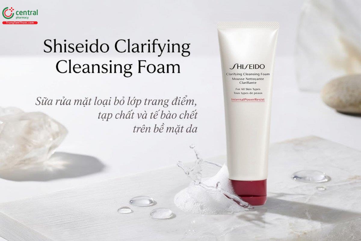 Sữa rửa mặt Shiseido Clarifying Cleansing Foam 125ml làm sạch da hiệu quả