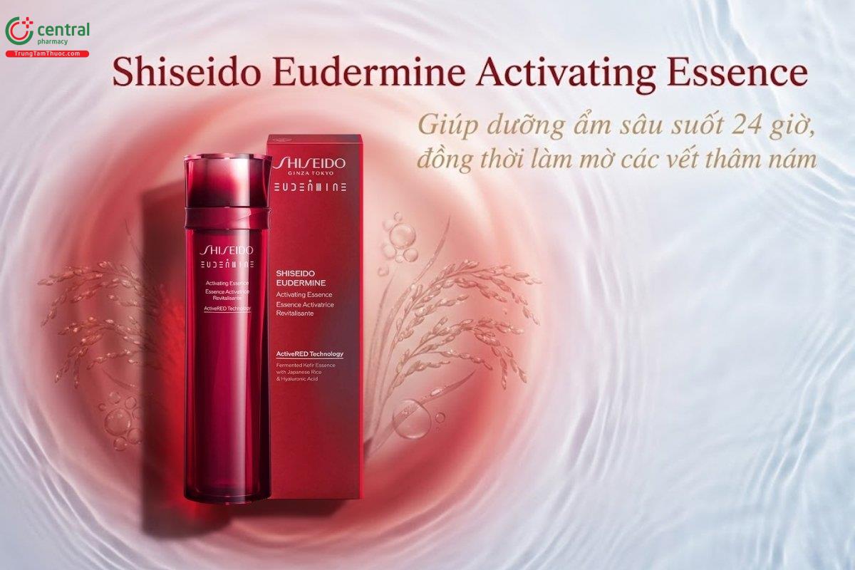 Nước thần đỏ Shiseido Eudermine Activating Essence bổ sung ẩm, mềm mịn da